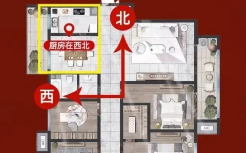 西北有厨房，是“火烧天门”！该怎么办？